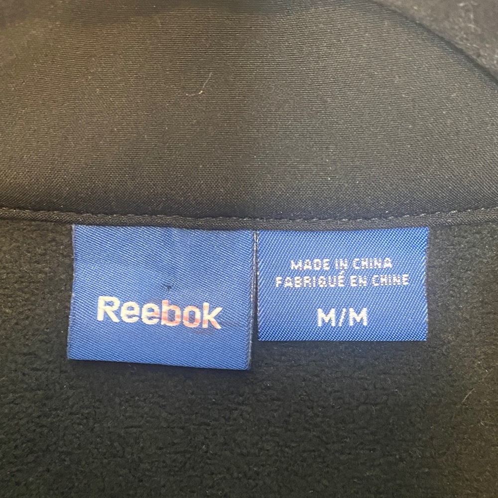 Reebok Black CFL Logo Performance Zip Jacket Men's M - Picture 5 of 16